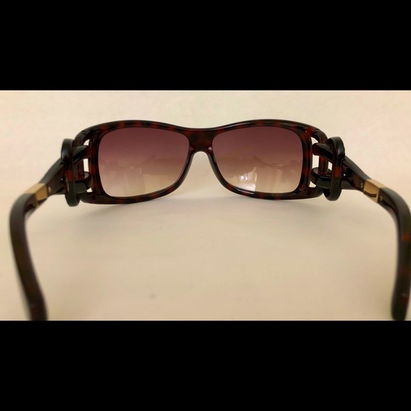 Jimmy Choo Oversized Sunglasses W/Braided Arms